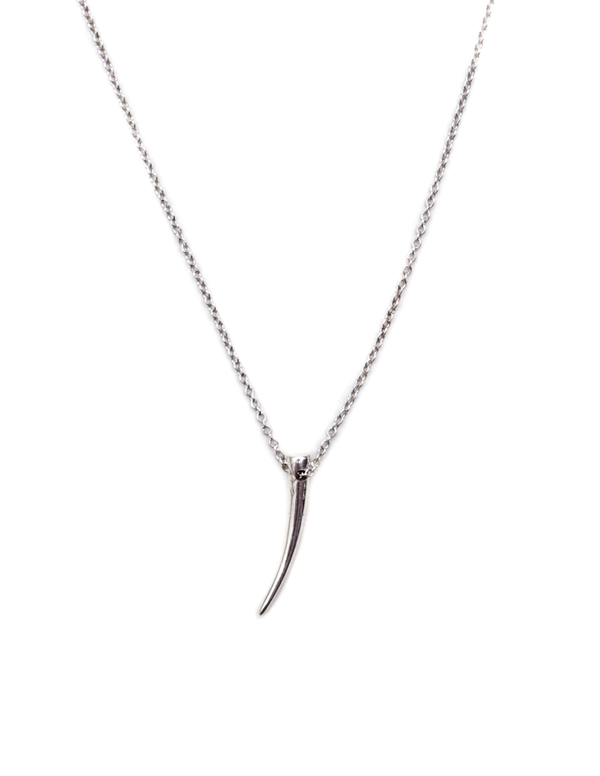Gabriela Artigas Mini Signature Tusk Necklace in Silver Gabriela Artigas Mini Signature Tusk Necklace in Silver