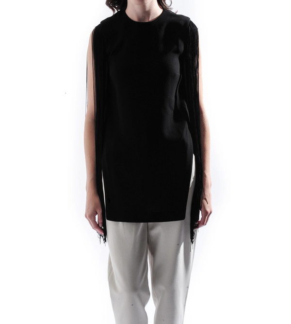 NOMIA Split Seam Tunic with Fringe NOMIA Split Seam Tunic with Fringe