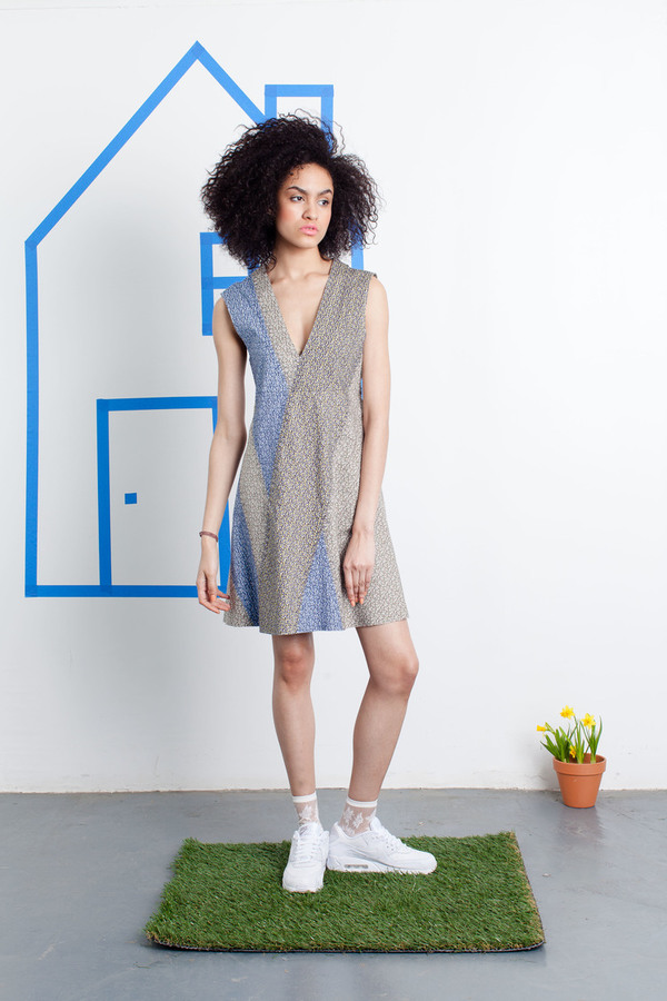 CF. Goldman Pieced Dress CF. Goldman Pieced Dress