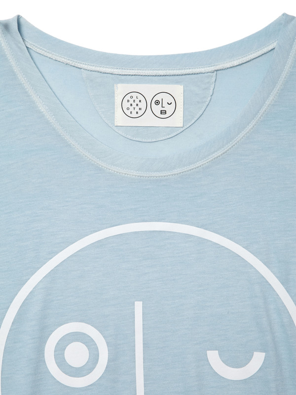 Olderbrother Light Indigo Sorona Tee Olderbrother Light Indigo Sorona Tee