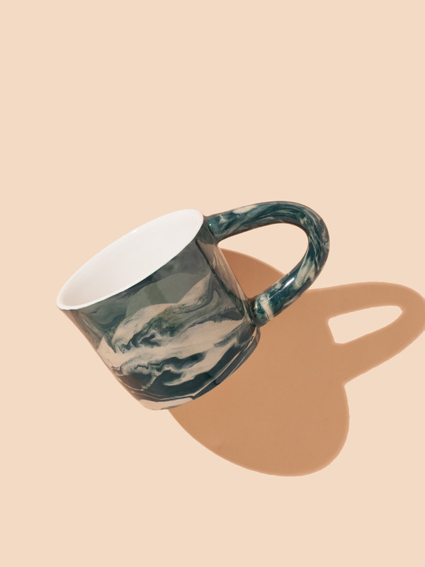 The Pursuits of Happiness Marbled Mug The Pursuits of Happiness Marbled Mug