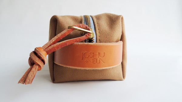 Joshu + Vela Dopp Kit - Tan Joshu + Vela Dopp Kit - Tan