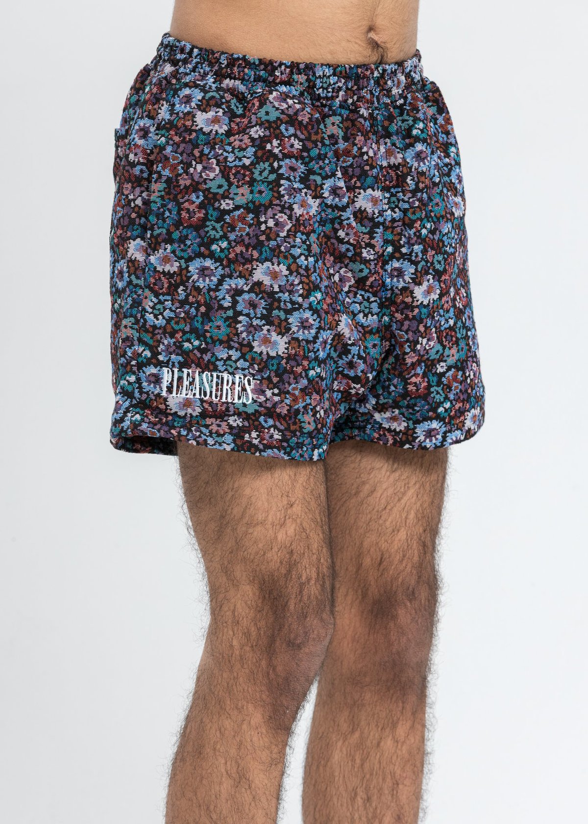 PLEASURES Quitter Floral Shorts - Black 