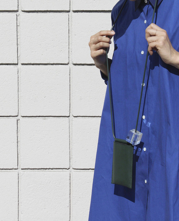 Building Block Green Iphone Sling Building Block Green Iphone Sling
