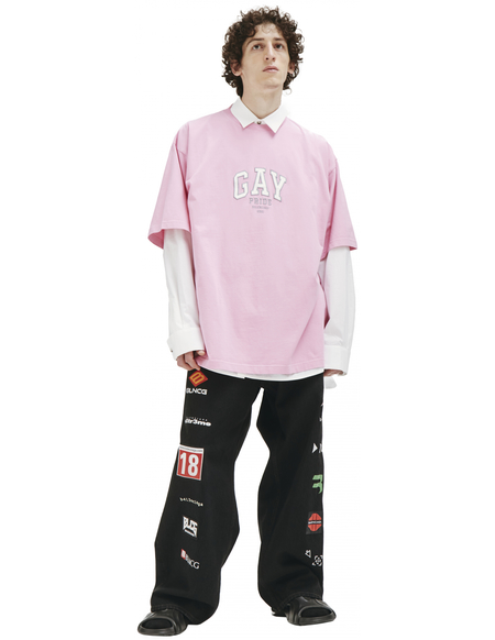 gay pride balenciaga shirt