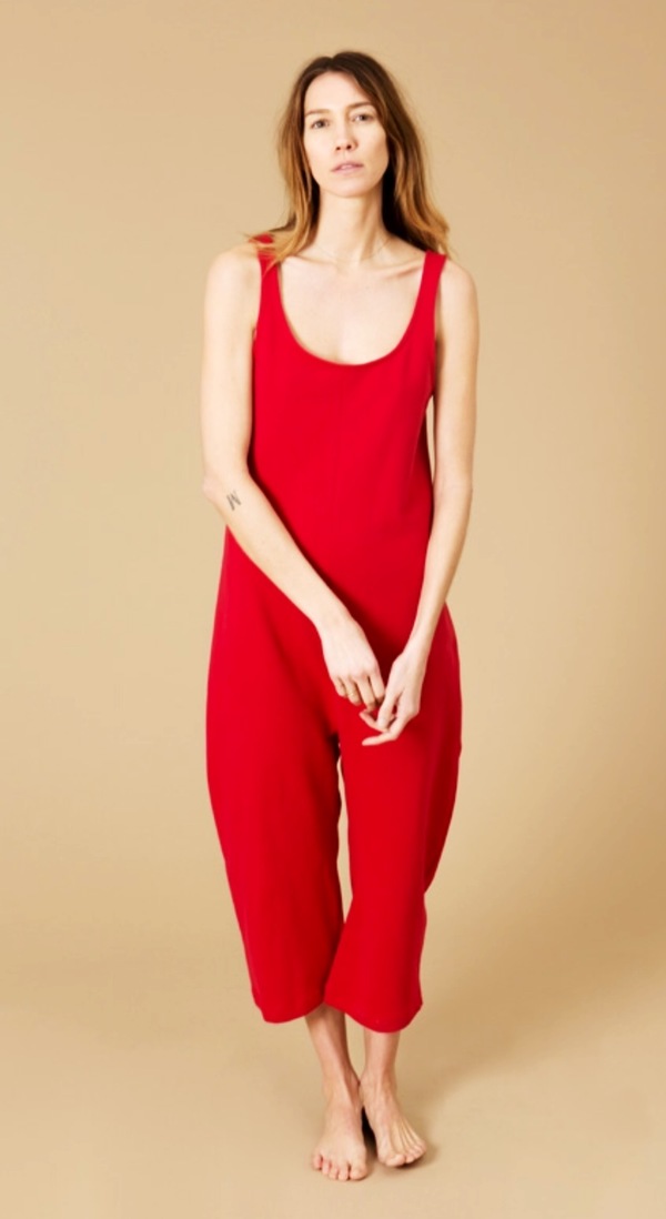 Ilana Kohn French Terry Gary Jumpsuit Poppy Ilana Kohn French Terry Gary Jumpsuit Poppy