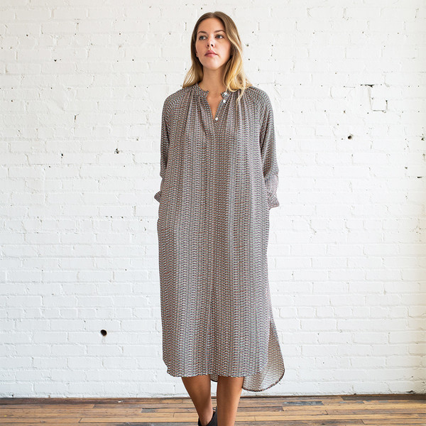 Apiece Apart Shirred Georgia Dress Apiece Apart Shirred Georgia Dress