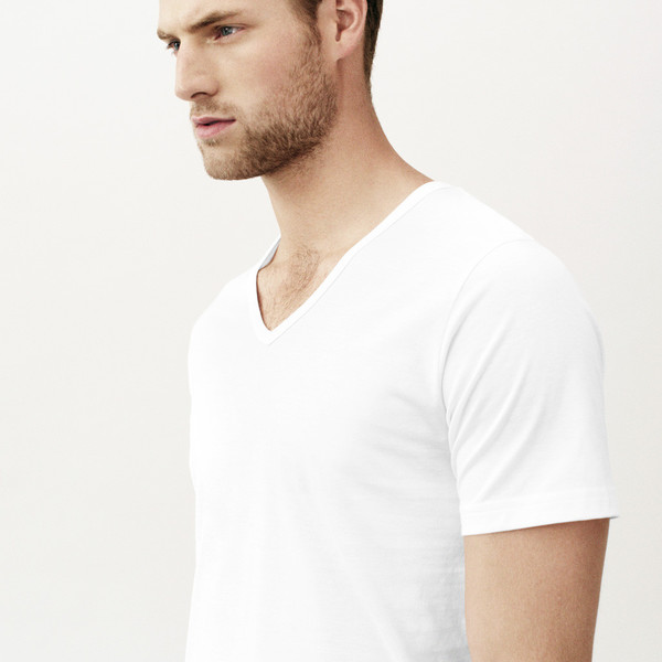 Handvaerk V Neck Undershirt White Handvaerk V Neck Undershirt White