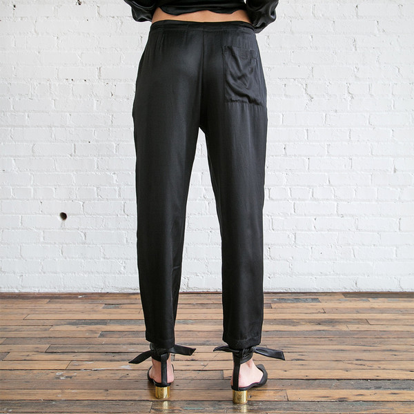 Raquel Allegra Relaxed Pant Black Raquel Allegra Relaxed Pant Black