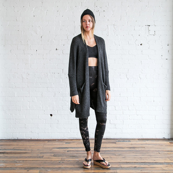 Raquel Allegra Tie Dye Jersey Leggings Black Raquel Allegra Tie Dye Jersey Leggings Black