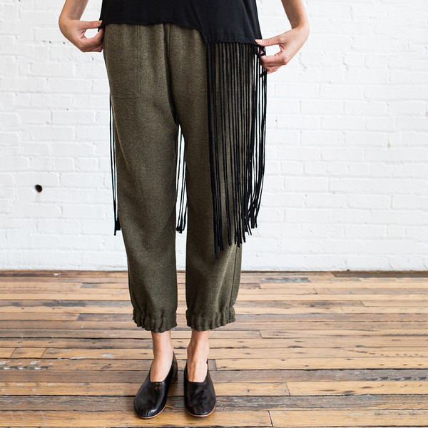 Raquel Allegra Wool Crepe Jogger Raquel Allegra Wool Crepe Jogger
