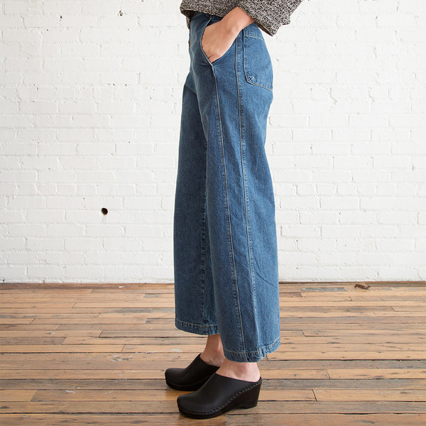 Rachel Comey Sailor Bishop Pant Indigo Rachel Comey Sailor Bishop Pant Indigo