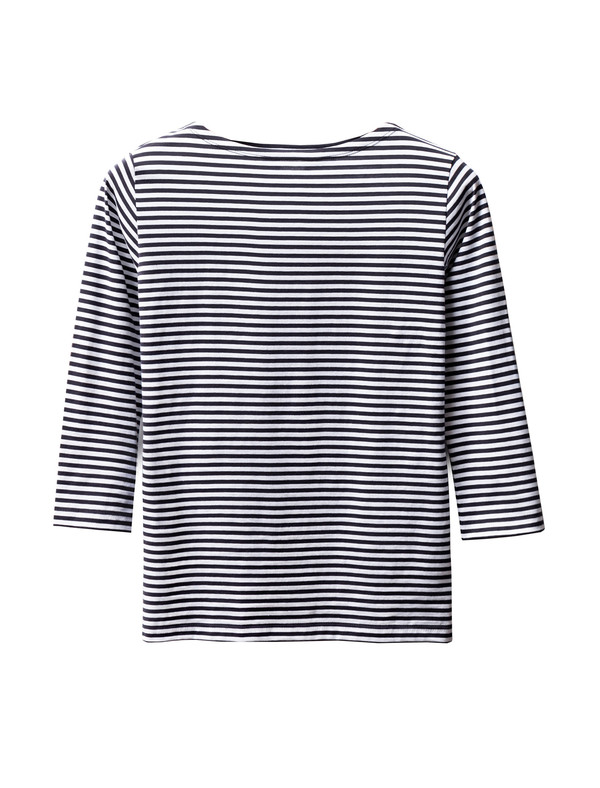 Sunspel Stripe Long Sleeve Boat Neck Sunspel Stripe Long Sleeve Boat Neck