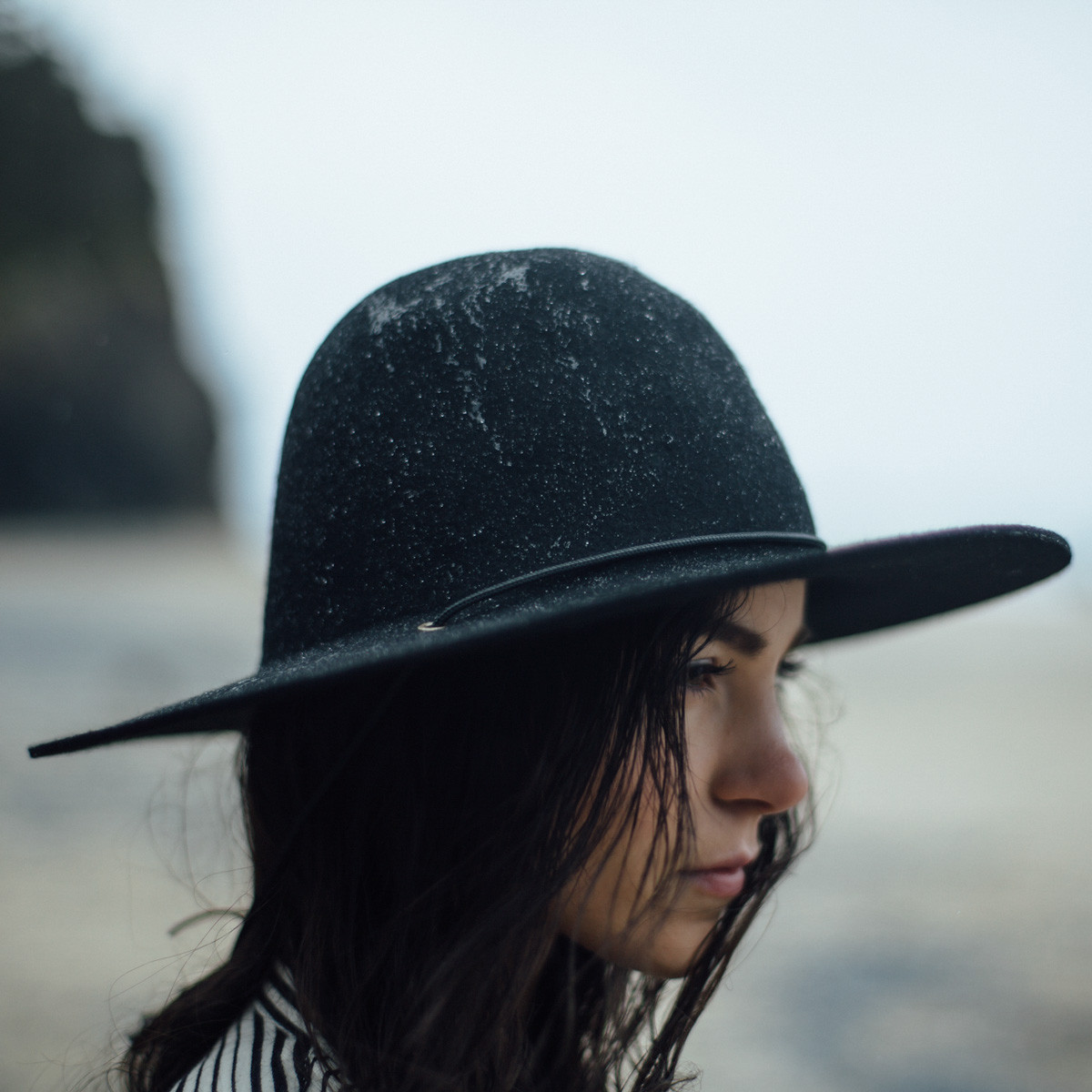 Westerlind Corded Felt Hat Black 