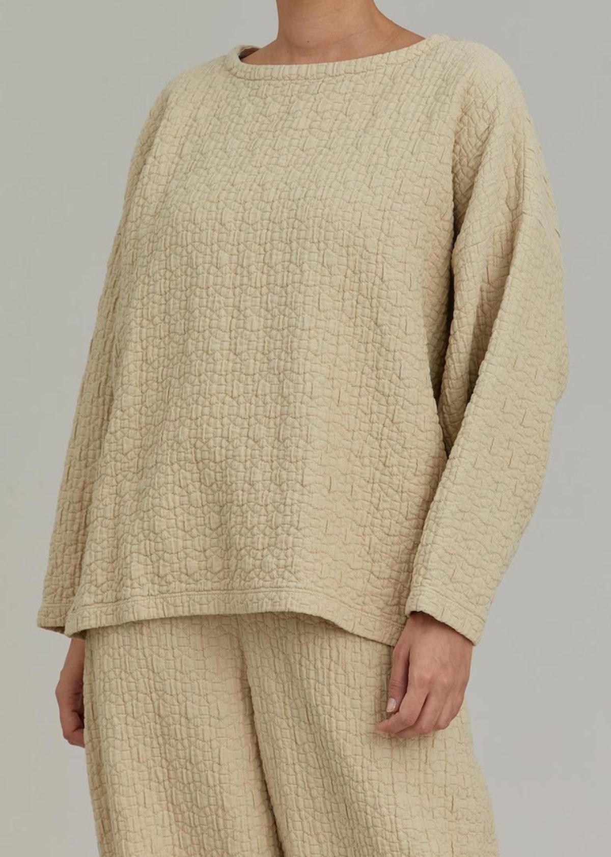 Black crane boyfriend pullover Clearance