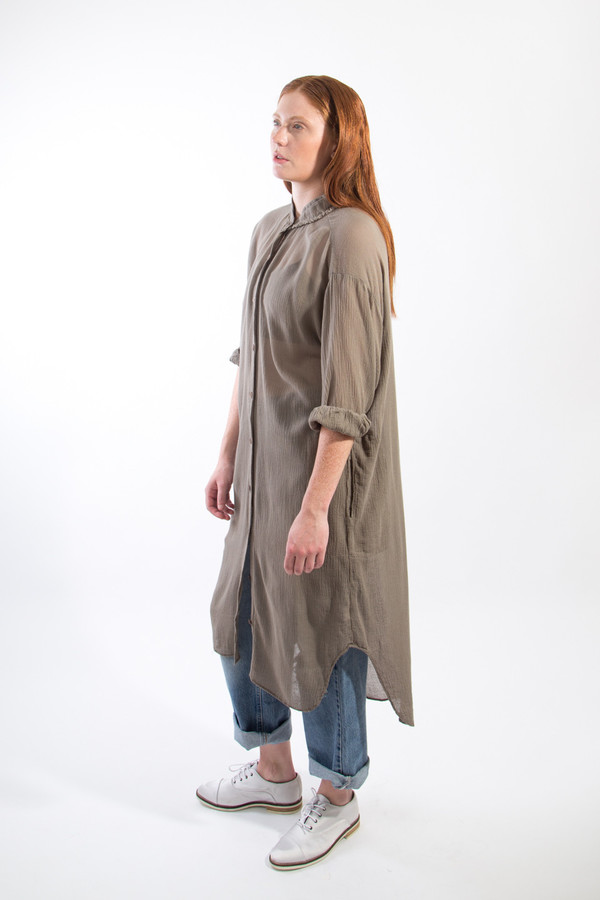 Black Crane Double Collar Dress Black Crane Double Collar Dress