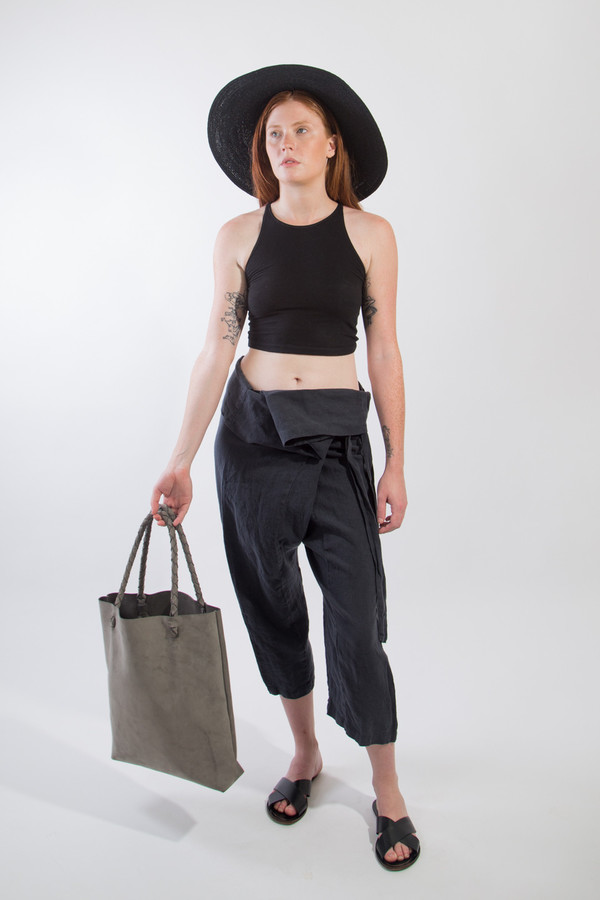 Black Crane Wrap Pants Black Crane Wrap Pants