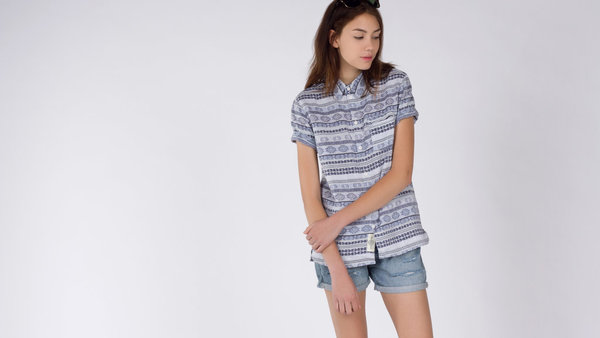 Native Youth Baja Drape Shirt Native Youth Baja Drape Shirt