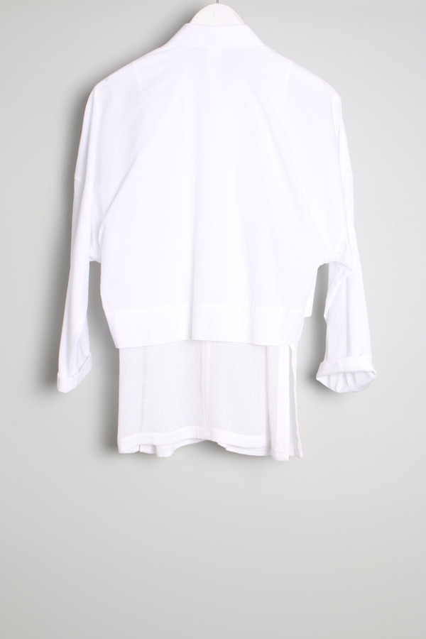 Helmut Lang Cotton Layered Shirt Helmut Lang Cotton Layered Shirt