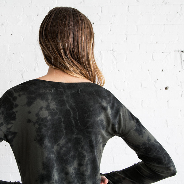 Raquel Allegra L/S Basic Tee Army TD Raquel Allegra L/S Basic Tee Army TD