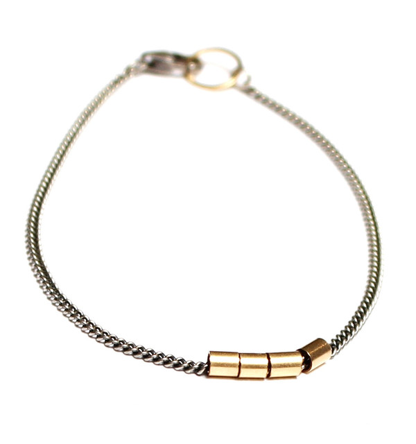 Nancy Caten Bracelet with Gold Links Nancy Caten Bracelet with Gold Links