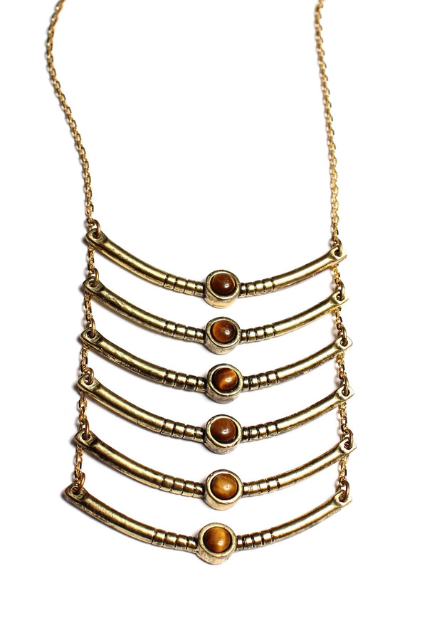 Ax + Apple Breastplate Necklace in Gold Ax + Apple Breastplate Necklace in Gold