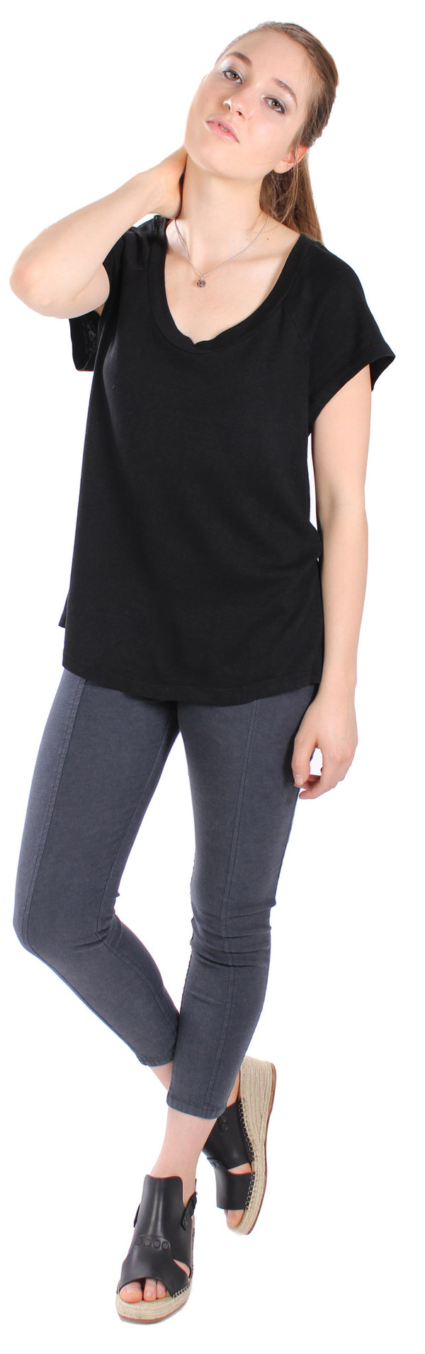 Prairie Underground Breezy Top in Black Prairie Underground Breezy Top in Black