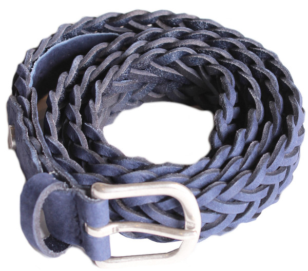 Rag & Bone Classic Braided Belt in Cobalt Rag & Bone Classic Braided Belt in Cobalt