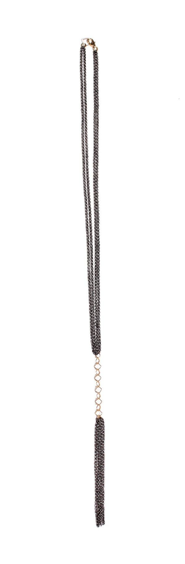 Nancy Caten Double Strand Tassel Necklace Nancy Caten Double Strand Tassel Necklace