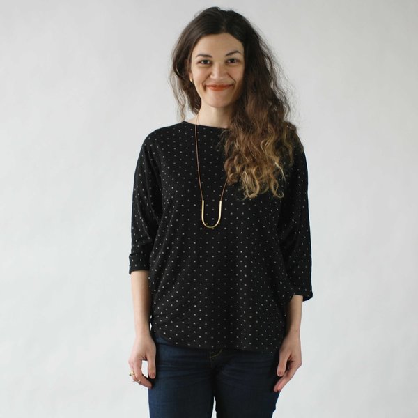 Curator Izzy Top in polka dot Curator Izzy Top in polka dot