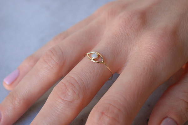 Kristen Elspeth Evil Eye Ring Kristen Elspeth Evil Eye Ring