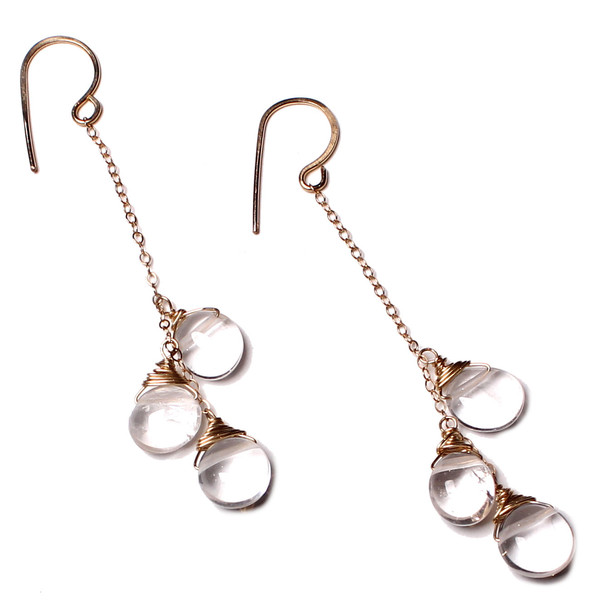Rock Crystals Cluster Earring Rock Crystals Cluster Earring