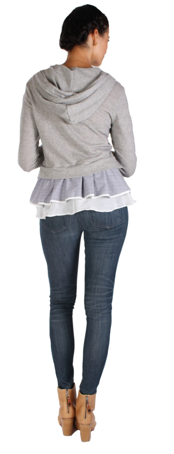 Ruffled Hoodie Ruffled Hoodie