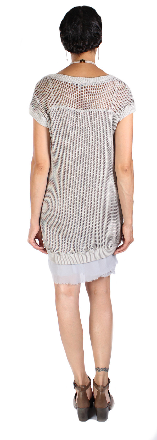 Clu Ruffled Mesh Tunic Clu Ruffled Mesh Tunic