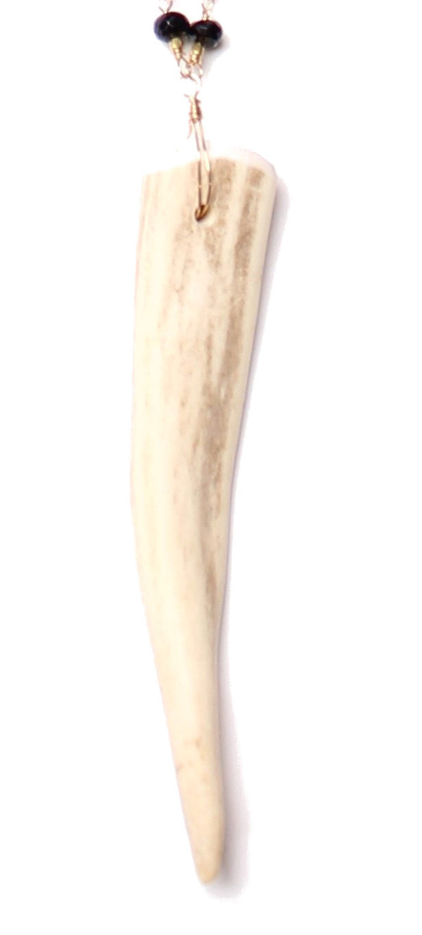 James and Jezebelle Spinel and Antler Necklace James and Jezebelle Spinel and Antler Necklace