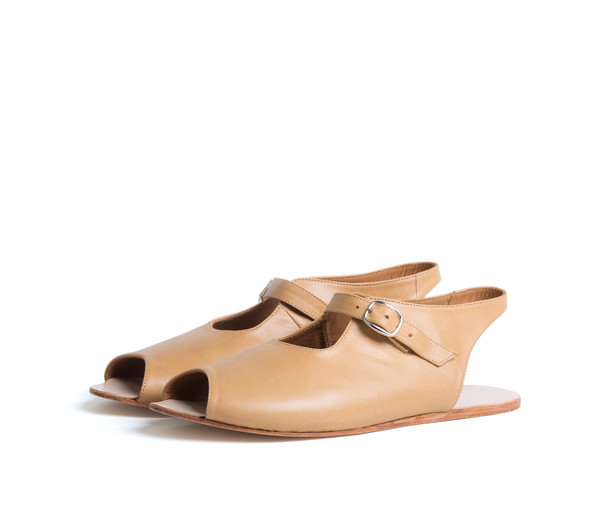 The Palatines Shoes Ratio Sandal - Tan Leather The Palatines Shoes Ratio Sandal - Tan Leather