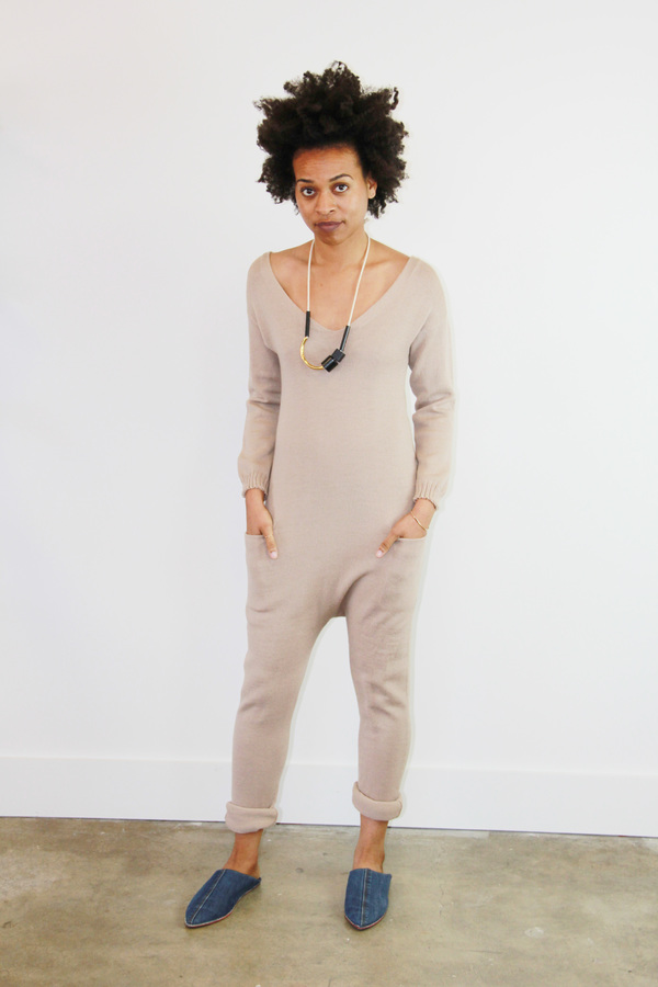 Été Noir Lightweight Jumpsuit Tan Été Noir Lightweight Jumpsuit Tan