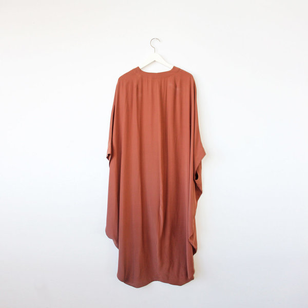 Vincetta Sequoia Draped Cocoon Caftan Vincetta Sequoia Draped Cocoon Caftan