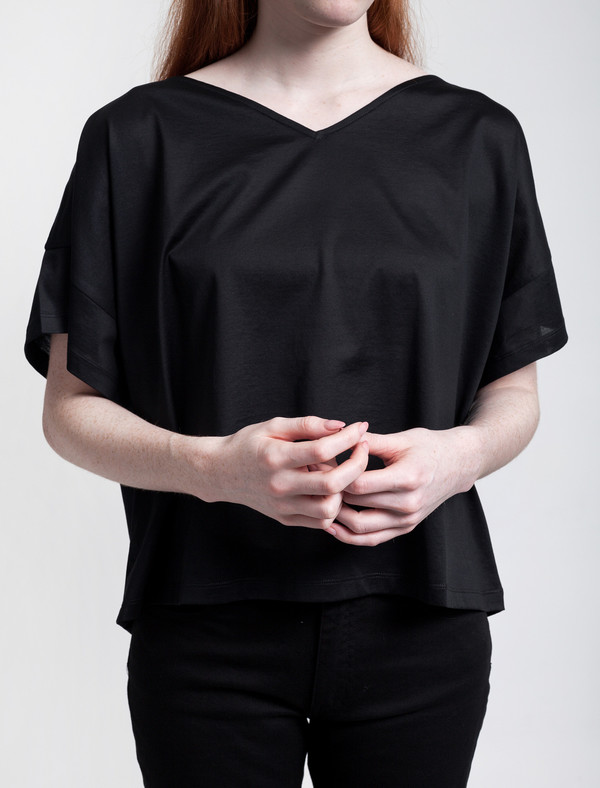 Derek Lam 10 Crosby Susanna T-shirt Black Derek Lam 10 Crosby Susanna T-shirt Black