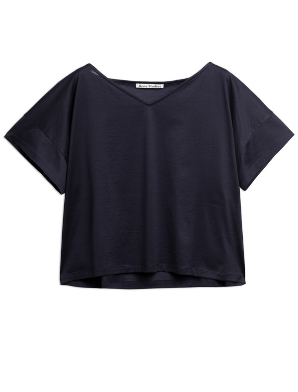 Derek Lam 10 Crosby Susanna T-shirt Dark Navy Derek Lam 10 Crosby Susanna T-shirt Dark Navy