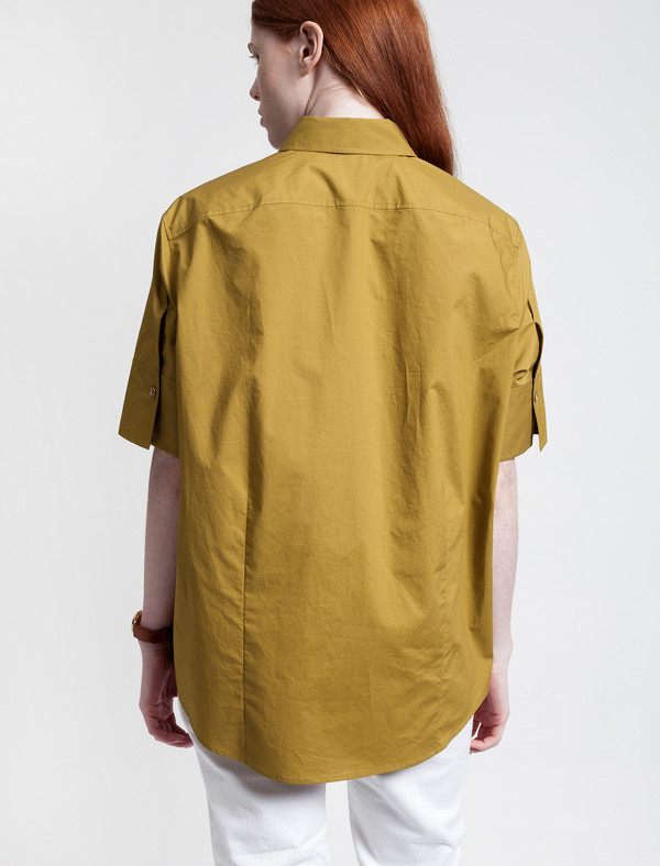 Derek Lam 10 Crosby Addle Shirt Olive Derek Lam 10 Crosby Addle Shirt Olive