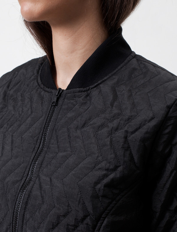 Christopher Raeburn Quilted Bomber Black Christopher Raeburn Quilted Bomber Black