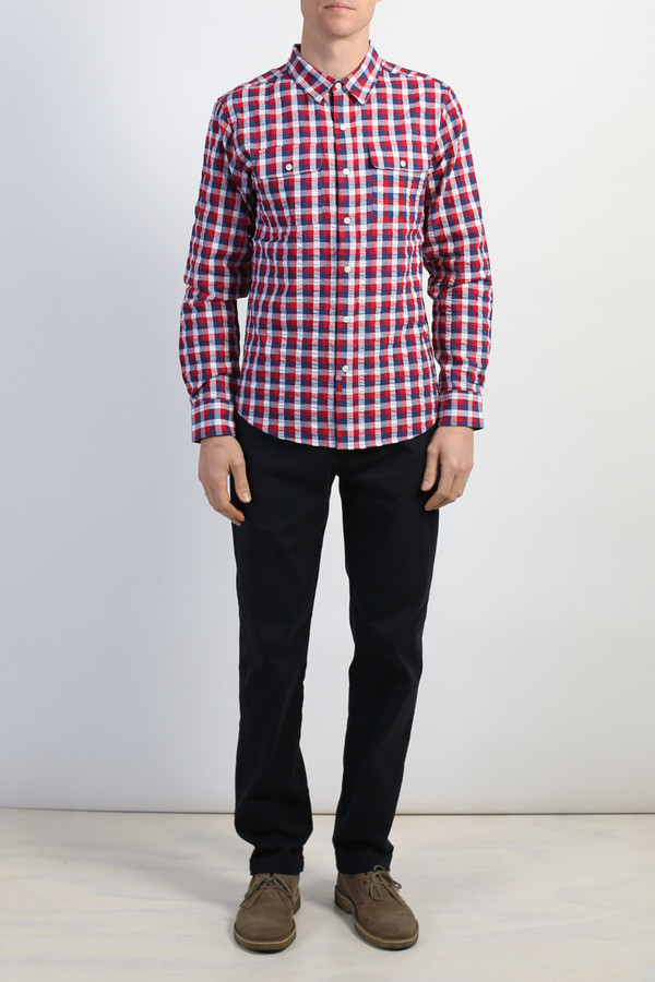 Bridge & Burn Franklin Red-Blue Plaid Bridge & Burn Franklin Red-Blue Plaid