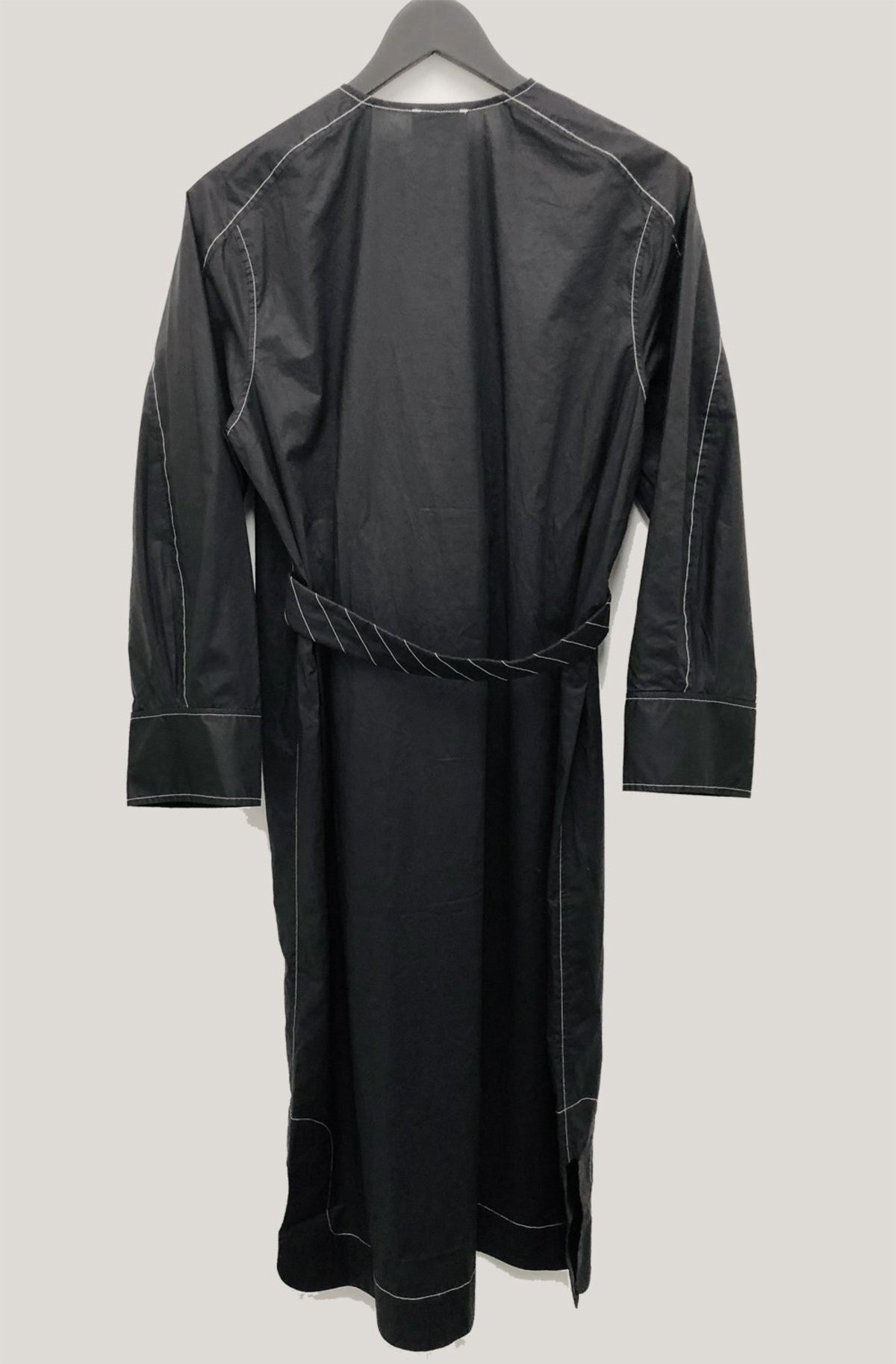ganni embroidered dress