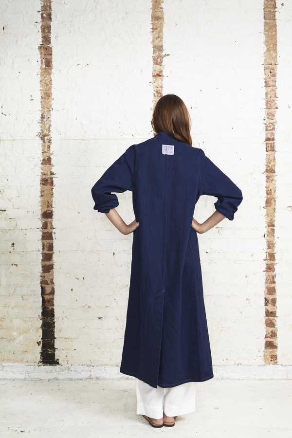 Off Season NYC 001 Work Coat Overdye Indigo Off Season NYC 001 Work Coat Overdye Indigo