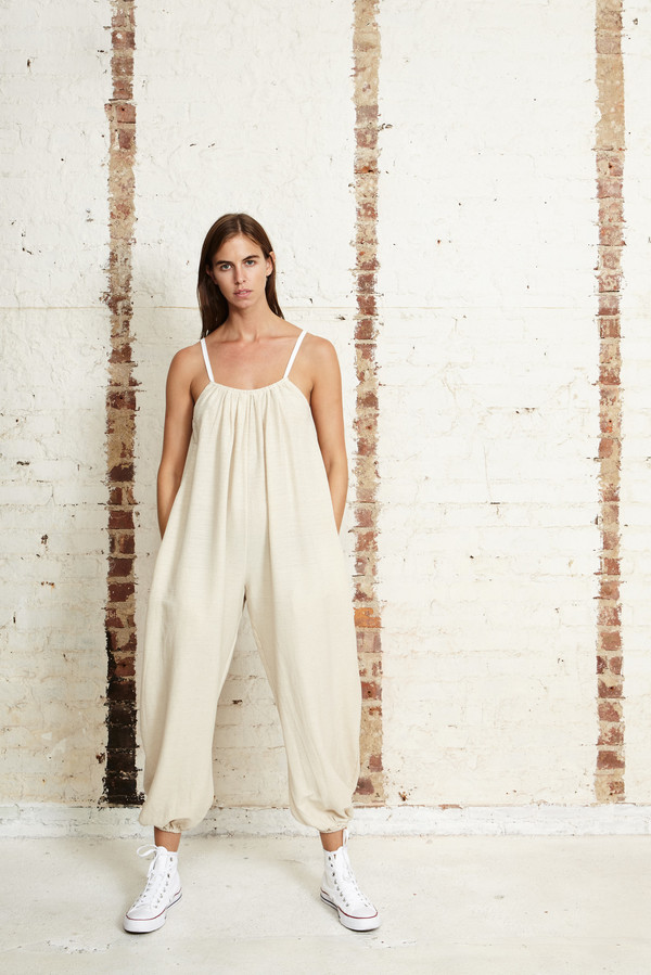 Off Season NYC Apolune Lounger Silk Slub Noile Ecru Off Season NYC Apolune Lounger Silk Slub Noile Ecru