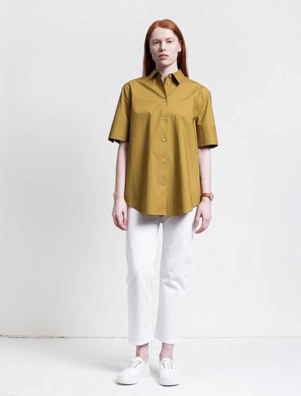 Acne Studios Addle Shirt Olive Acne Studios Addle Shirt Olive