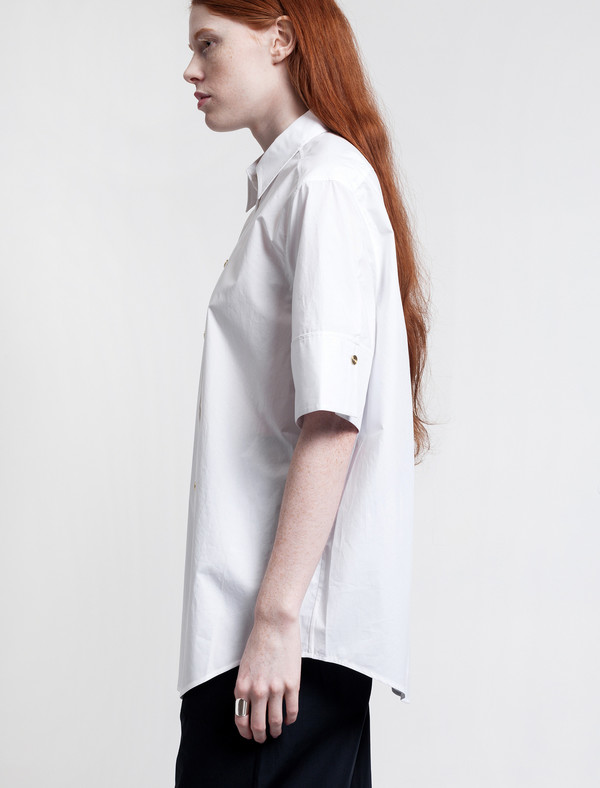 Acne Addle Shirt Optic White Acne Addle Shirt Optic White
