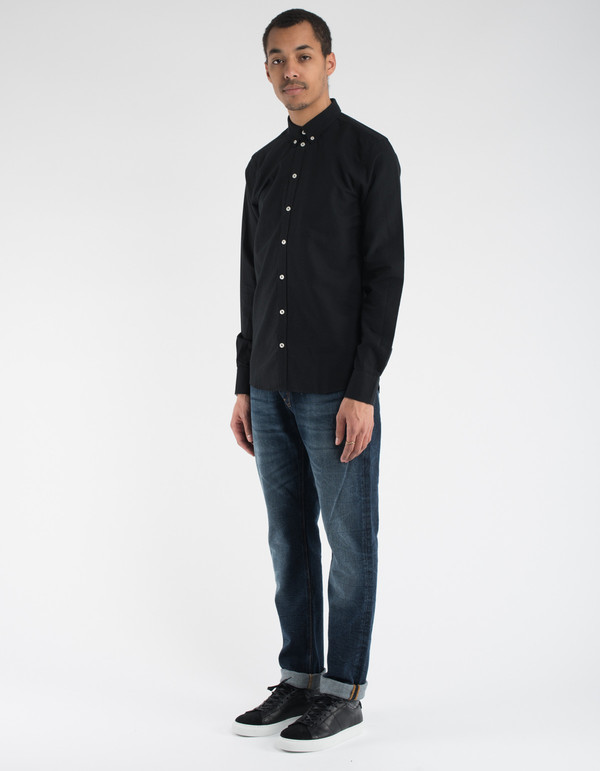 Men's Minimum Chris Shirt Pitch Black Men's Minimum Chris Shirt Pitch Black