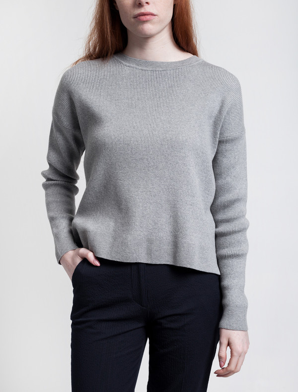 Crewneck Jumper Grey Melange Crewneck Jumper Grey Melange
